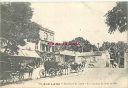 280425B - 75 PARIS 18ème MONTMARTRE Boulevard De Clichy Le Cimetière Du Nord En 1860 - 830 G.C.A Marbrerie - Paris (18)