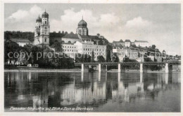Passau Innpartie Mit Blick Zu Dom Und Oberhaus - Passau