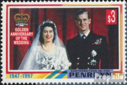 Penrhyn 586 (kompl.Ausg.) Postfrisch 1997 Königin Elisabeth II. - Penrhyn