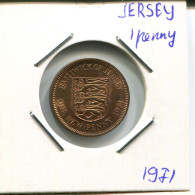 1 NEW PENNY 1971 JERSEY Moneda #AR640.E.A - Jersey