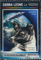 Sierra Leone 8204 (kompl. Ausg.) Postfrisch 2017 Erste Hündin Im All: Laika - Sierra Leone (1961-...)