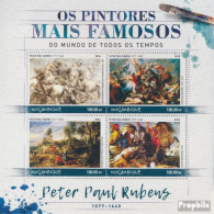 Mosambik 8974-8977 Kleinbogen (kompl. Ausgabe) Postfrisch 2016 Peter Paul Rubens - Mozambique