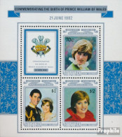 Aitutaki Block39 (kompl.Ausg.) Postfrisch 1982 Prinz William Von Wales - Aitutaki