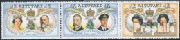 Aitutaki 705-707 Dreierstreifen (kompl.Ausg.) Postfrisch 1993 Königin Elisabeth II. - Aitutaki