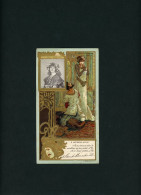 CHROMO Art Nouveau Gaufré Célébrités Lefevre- Utile  LU  Célébrité  Sarah Bernhardt  Signature Autographe - Lu