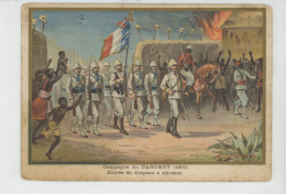 AFRIQUE - DAHOMEY - Campagne Du DAHOMEY (1983) - Entrée Du Drapeau à ABOMEY - Dahomey