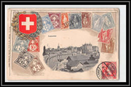 49127 N°116 Croix Suisse 1909 Suisse Helvetia Carte Lausanne Presque Maximum (card) Pour Departemet De L'ain - Maximum Cards