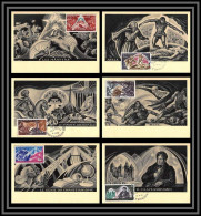 49006 N°758/763 Bicentenaire Naissance De Chateaubriand 1968 Monaco Carte Maximum (card) édition Bourgogne - Maximumkarten (MC)