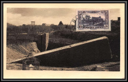 56899 N°174 Temple De Bacchus Ruines De Baalbek 1941 Liban Libanaise Carte Maximum 1er Régiment Artillerie De Montagne - Brieven En Documenten