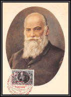 56865 N°1084 Nikolaï Joukovski Père Russe Aviation 1947 Russie Russia Ussr Urss Carte Maximum Collection Lemaire 1958 - Cartes Maximum