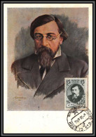 56863 N°749 Ecrivain Writer Tchernychevski 1951 Russie Russia Ussr Urss Carte Maximum (card) Collection Lemaire - Cartes Maximum