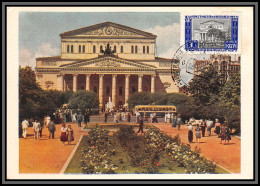 56861 N°1957 Palais Des Festivals Theatre Et Grand Place Russie Russia Ussr Urss Carte Maximum (card) Collection Lemaire - Cartes Maximum