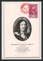 57134 N°186 Honoré II 26/6/1939 Monaco Carte Maximum (card) Tirage Limité Hors Commerce 200 Ex - Cartes-Maximum (CM)