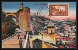 57115 N°120 La Montée Au Palais 1938 Monaco Carte Maximum (card) Collection Lemaire Rostan - Cartes-Maximum (CM)