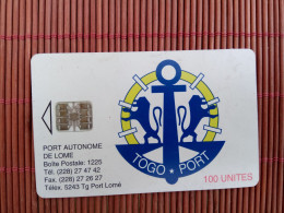 Phonecard 100 Units  Togo Port Rare - Togo