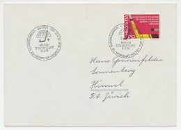 Cover / Postmark Switzerland 1961 Ice Hockey - World Championships - Winter (Other)