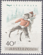 Hungary C158 MNH Winter Sports Children Sledding Aviation ZAYIX 051222-S34 - Altri & Non Classificati