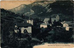 CPA SALLANCHES - Quartier De L'Église Et Les Chateaux (439852) - Sallanches