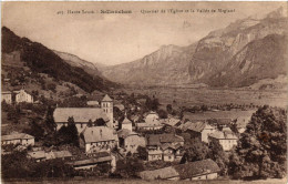 CPA Haute Savoie - SALLANCHES - Quartier De L'Église Et La Vallée (439841) - Sallanches