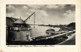 CPA Andernach Partie Am Rhein Mit Altem Kran GERMANY (895738) - Andernach