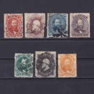 BRAZIL 1866, Sc# 53-60, CV $66, Used - Oblitérés