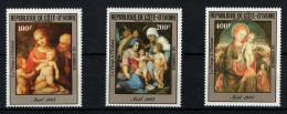 Cote D'Ivoire - YV PA 94 à 96 N** MNH Luxe Complète , Noel , Tableaux - Côte D'Ivoire (1960-...)