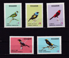 EQUATEUR 1973 TIMBRE N°898/02 NEUF** OISEAUX - Equateur