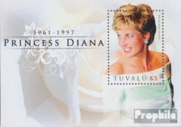 Tuvalu Block163 (kompl.Ausg.) Postfrisch 2010 Prinzessin Diana - Tuvalu