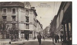 OYONNAX  La Maison Du Peuple Et La Rue Anatole France - Oyonnax