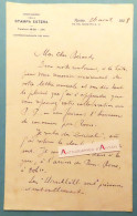 ● L.A.S 1928 Théodore VAUCHER écrivain Rome Roma à Henri BERAUD Né La Brévine Neuchâtel Stampa Estara - Italie - Lettre - Scrittori