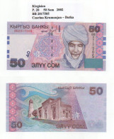 Kirgistan  P. 20  50 Som 2002 UNC - Kyrgyzstan