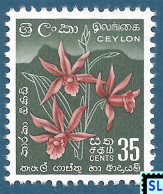 Sri Lanka Stamps 1958, Orchids, Orchid, Flowers, MNH 1 Of 2v - Sri Lanka (Ceylan) (1948-...)