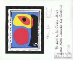 Rumänien Block81 (kompl.Ausg.) Postfrisch 1970 Gemälde - Miro - Blocks & Kleinbögen