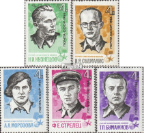 Sowjetunion 3213-3217 (kompl.Ausg.) Postfrisch 1966 Helden Der Sowjetunion - Ungebraucht