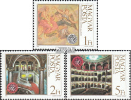 Ungarn 3697A-3699A (kompl.Ausg.) Postfrisch 1984 Budapester Opernhaus - Ungebraucht