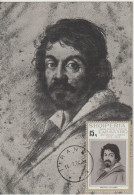 Carte-Maximum ALBANIE N° Yvert 1458 (LE CARAVAGE - Portrait) Obl Sp 1974 - Albanie