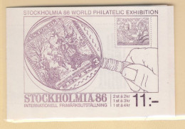 SUEDE 1986 CARNET STOCKOLMANIA  YVERT N°C1357 NEUF MNH** - 1981-..