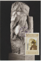Carte-Maximum ALBANIE N° Yvert 1583 (MICHEL ANGE- Un Prisonnier) Obl Sp 1975 - Albanie