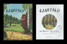 Axel Scheffler - Gruffalo - Rare Signed Edition + Sketch - Paris 2019 - COA - Schilders & Beeldhouwers