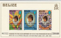 BELIZE -  BLOC N°41 ** (1982) Lady Diana - Surchargé - - Belize (1973-...)