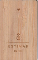SPAGNA KEY HOTEL    Estimar Hotels - WOODEN CARD - Hotel Keycards
