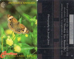ANTIGUA & BARBUDA - GPT - C&W - 132CATB - DONKEY EYE BUTTERFLY - NORMAL ZERO - Antigua E Barbuda