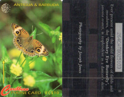 ANTIGUA & BARBUDA - GPT - C&W - 264CATB - DONKEY EYE BUTTERFLY - NORMAL ZERO - Antigua E Barbuda
