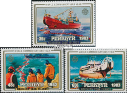 Penrhyn 315-317 (kompl.Ausg.) Postfrisch 1983 Weltkommunikationsjahr - Penrhyn