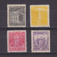 EL SALVADOR 1897, Sc# 165,167-169, CV $70, Wmk, MH - Salvador