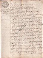 Manuscript Oostkerke/Moerkerke Verkoopsakte Door Pieter Johannes Morre 1817 (V3799) - Manuscripts