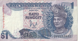 Malaysie Billet Bancaire De 1 Ringgit De 1986 Uncirculated - Malesia