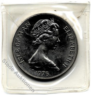 50665734 - One Crown 1976 Elizabeth II Centenary Of The Horse Tram - Münzen (Abb.)