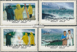 Tonga - Niuafo'ou 61-64 (kompl.Ausg.) Postfrisch 1985 Raketenpost - Tonga (1970-...)