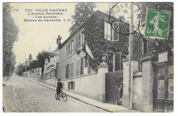 Ville D'Avray - 1913 - Cycliste Avenue Gambetta # 10-24/29 - Ville D'Avray